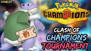 Clash of Champions Tournament! PRIZE Shiny Blastoise! Doubles Week 6 !discord