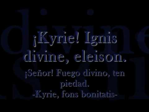 Lilium lyrics latín-español