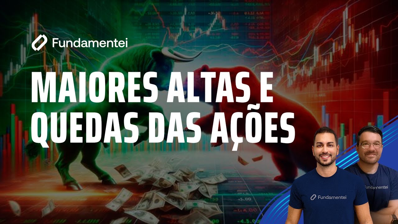 🚀 As Maiores ALTAS e QUEDAS das Ações em 2024