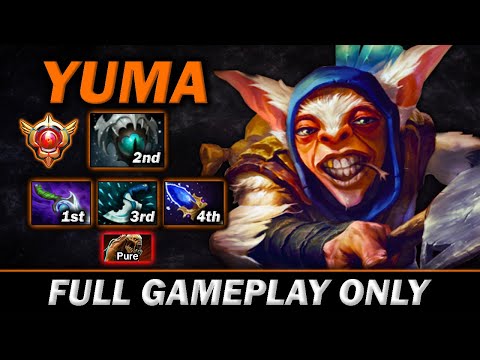 1st item DIFFUSAL 2nd item SKADI, No one can stop Yuma GRANDMASTER Hero - Meepo Gameplay#735