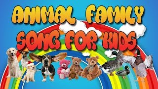 Animal Family | Song for kids | Bear, duck and dog | Meda, patka i pas | Pesma za decu