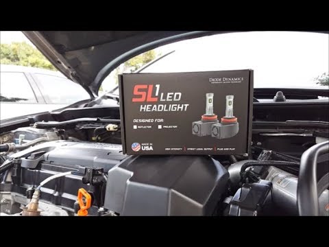[Product Review, Installation & Demo] Diode Dynamics SL1 LED Headlight Honda Accord