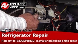 Hotpoint Refrigerator Repair - Icemaker Making Small Ice Cubes - Water Inlet Valve