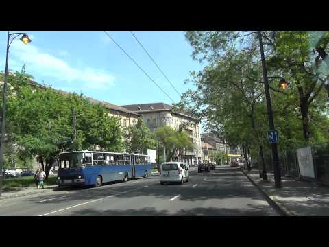 Budapest Bus Ride in District VIII. (8. kerület, Józsefváros)