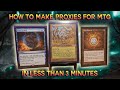 How To Make Paper Proxies For Magic The Gathering BEST METHOD