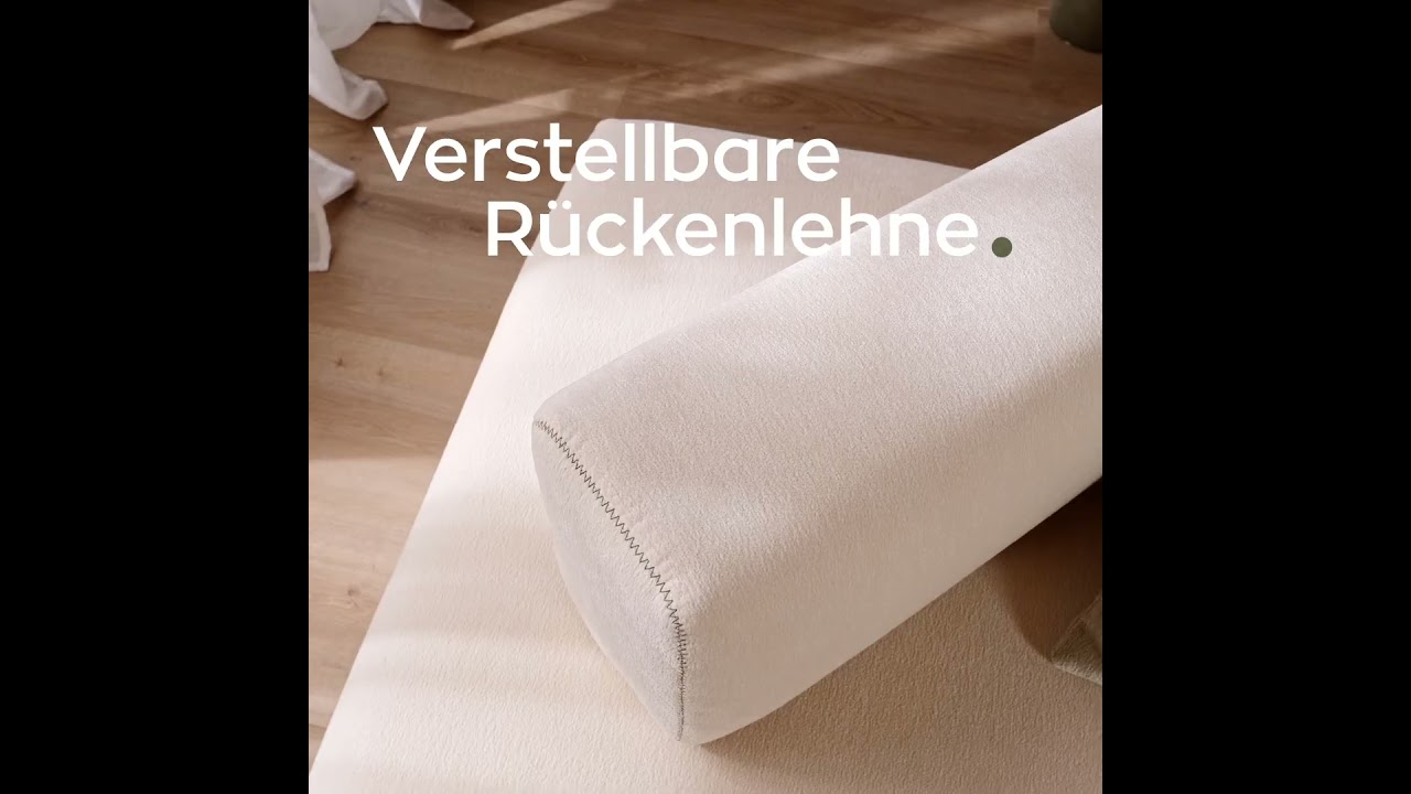 Ecksofa July Chenille off white links