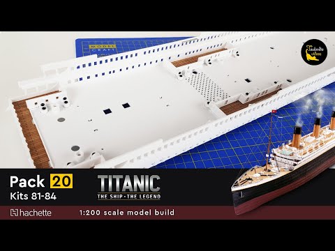 Hachette Build the 1:200 scale RMS Titanic - kits 81 - 84 (pack 20) #titanic #modelbuilding