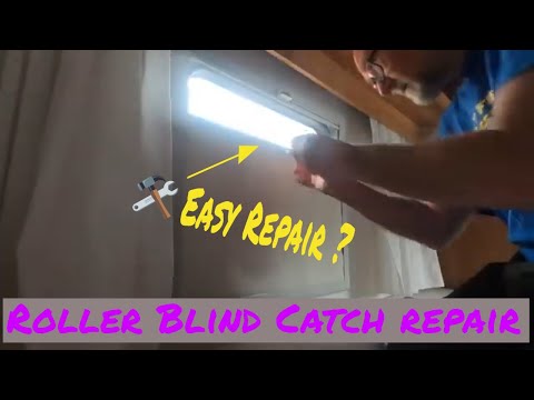 Motorhome Blind Catch Repair. Dometic Remis Seitz DIY fix