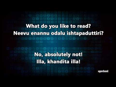 50 Kannada Sentences (02) - Learn Kannada through English!