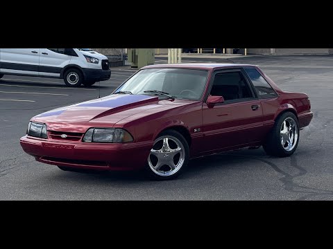1993 Electric Red Foxbody walk around video!