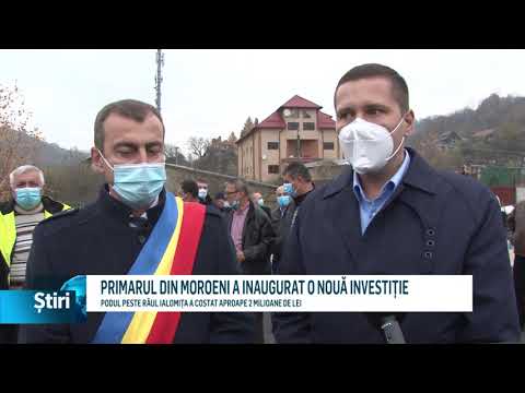 primarul din moroeni a inaugurat o noua investitie