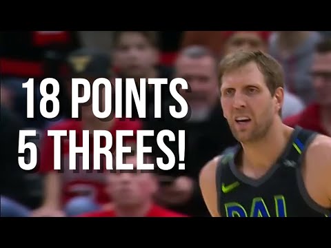Dirk Nowitzki Highlights | 18 Points vs. Chicago Bulls
