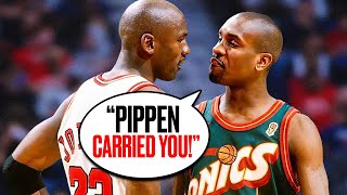 The Time Gary Payton TRASH TALKED Michael Jordan And Got OWNED..