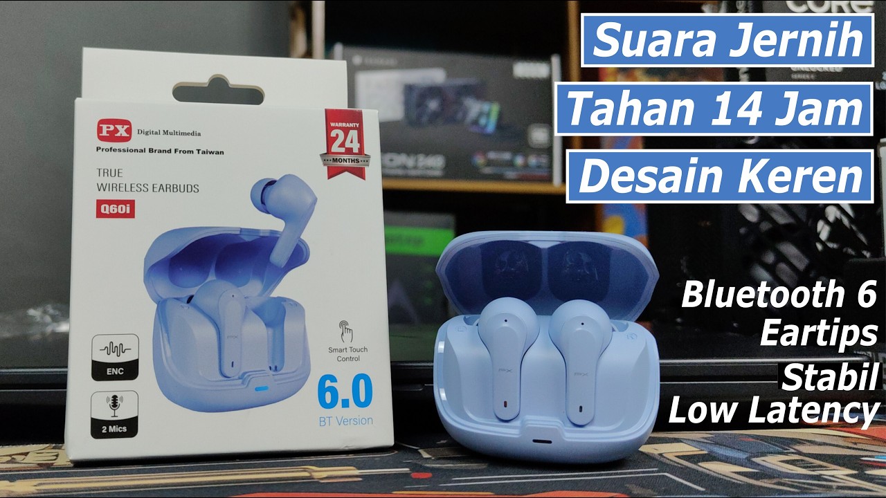 TWS Murah Kualitas Bagus Cuma 100 Ribuan | Review TWS PX Q60i