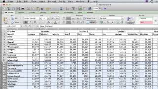 How to Add Lines on an Excel 2007 Sheet : MS Excel Tips