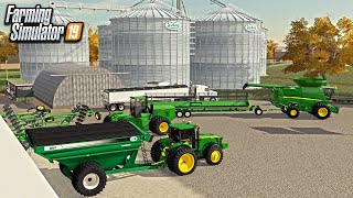 BIG HARVEST CREW! EQUIPMENT&#39;S READY- LETS HARVEST! (MULTIPLAYER) | FARMING SIMULATOR 2019