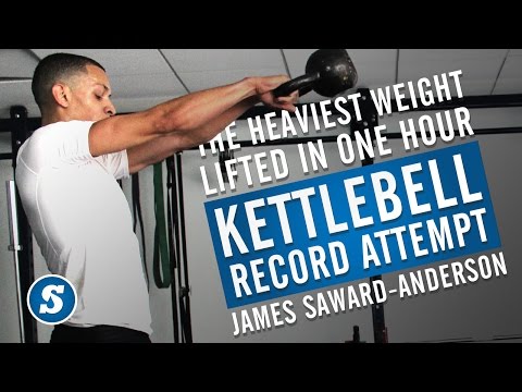 Heaviest Weight Lifted with the Kettlebell Swing - Guiness World Record Attempt
