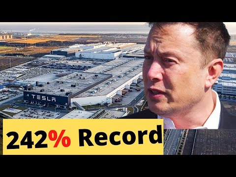 Tesla Giga Shanghai's New 242% Record and 400K EVs