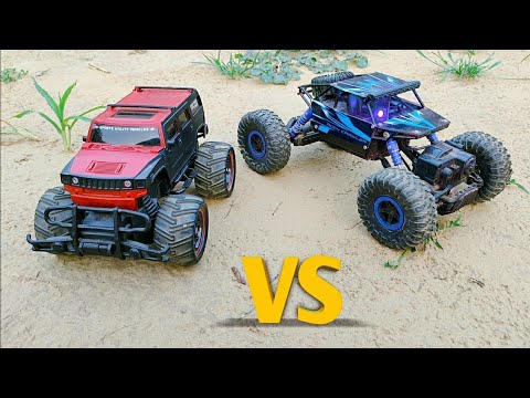 RC Rock Crawler vs Monster Truck | Remote Control Car | 2wd vs 4wd RC Car