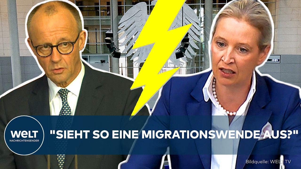 BUNDESTAG: "Ihre Bilanz ist katastrophal!" Heftiger Schlagabtausch! Merz verteidigt seinen Kurs!