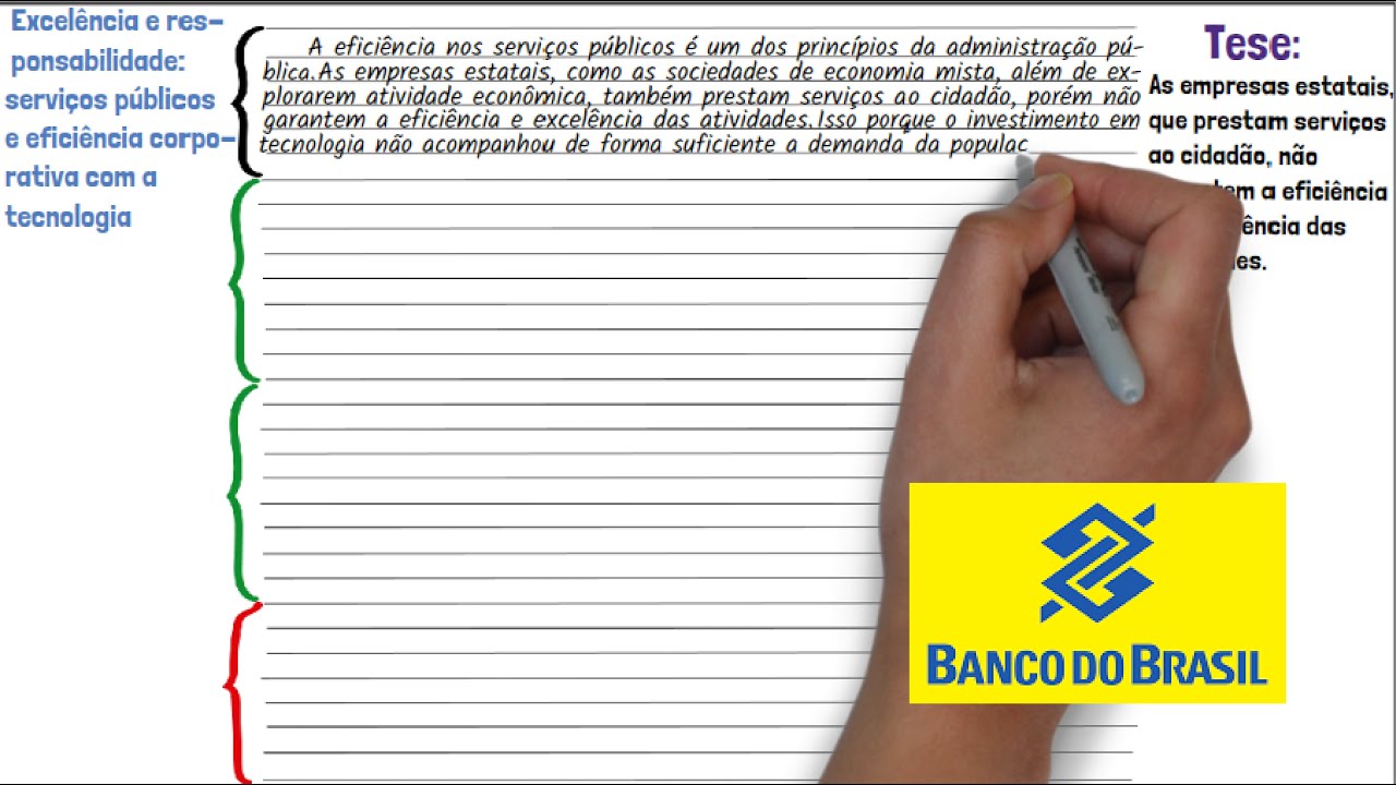 Redação 2024 - Serviços públicos, eficiência corporativa e tecnologia | Desenhando a Solução