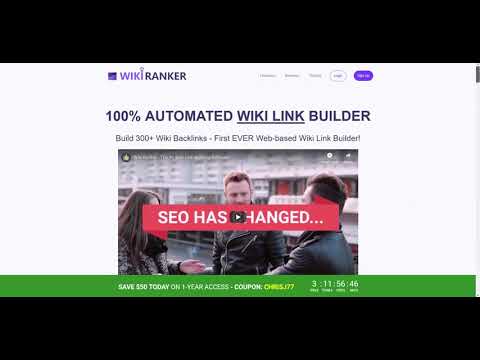 Wiki Ranker - Finally A GOOD Backlinking Software? Here's A Case Study...