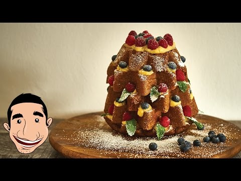 How to make ITALIAN CHRISTMAS CAKE (Pandoro Farcito) | Christmas Cake Recipe