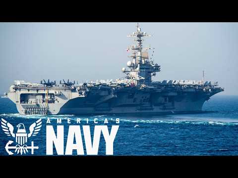US Navy, Avenger. Aircraft carrier USS George H.W. Bush (CVN 77) Flight operations.