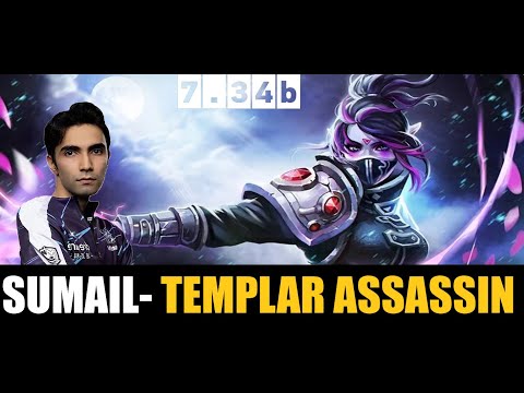 SUMAIL PLAYING Templar Assassin CARRY 7.34B - DOTA 2 HIGHEST MMR MATCH #dota2  #dota2gameplay