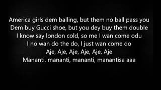 DMW - 'AJE' feat. Davido, Yonda, Peruzzi &amp; Fresh VDM (Official Lyrics)