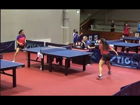 Some good rallies of Maria - GIRLEA Maria vs. LI Viktoria  (Wega Malja GP 1-2.2. 2020)