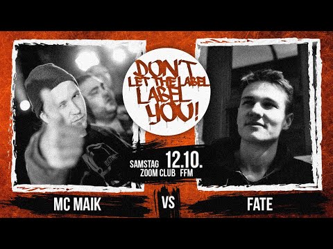 MC Maik vs Fate // DLTLLY RapBattle (Frankfurt) // 2019