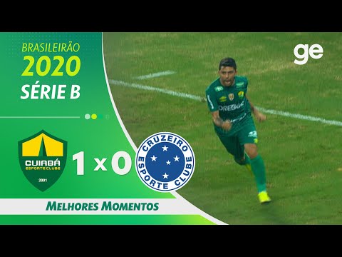 Gols e lances de Cuiabá x Cruzeiro