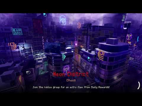 Roblox Fabled Legacy - Neon District Chaos Theme Extended