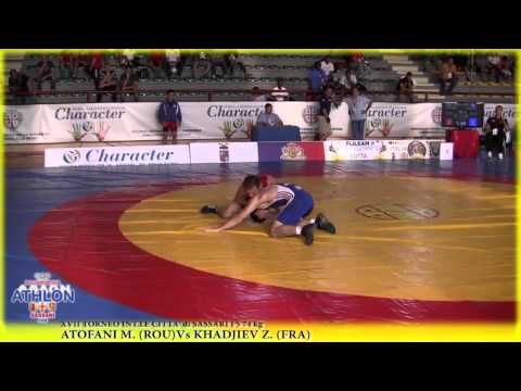 TOUR 2   FS 74 kg ATOFANI M ROU Vs KHADJIEV Z FRA