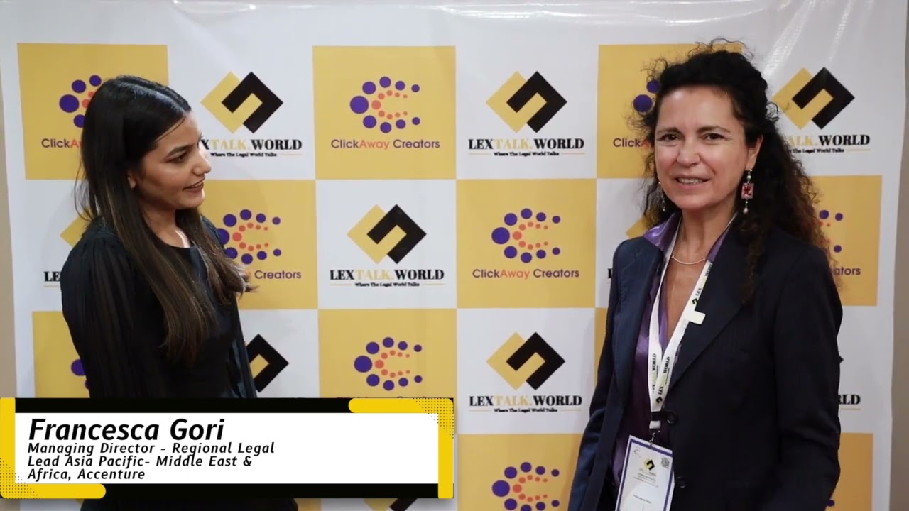 Francesca Gori sharing her thoughts on the LexTalk World Conference, Dubai 2022