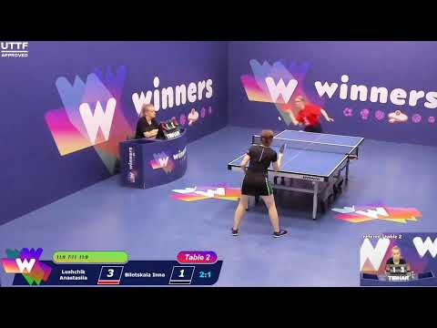 Winners League  16.06.21  Lushchik Anastasiia - Biletskaia Inna  22:30