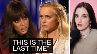 Tyra Calls Model SLEAZY For CRINGE Commercial