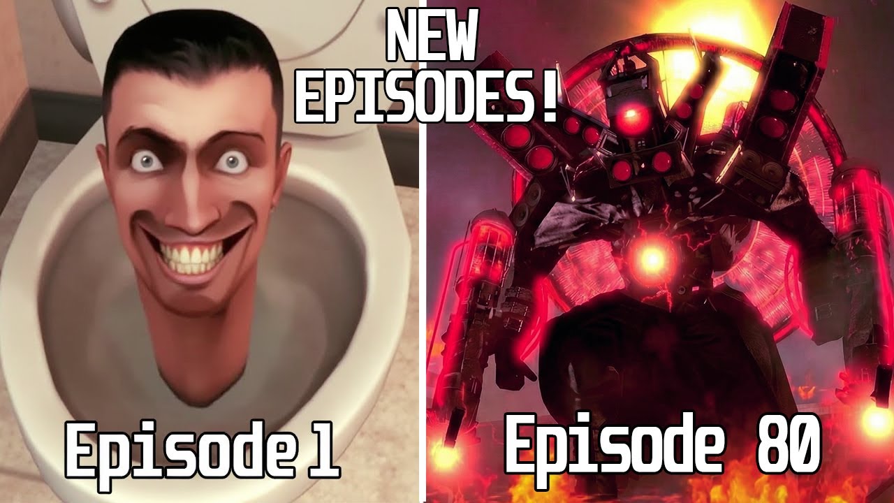 Skibidi Toilet 1 - 80 All Episodes (60 FPS REMASTERED) Upgraded Titans 3.0 Returns! (Episode 80?)