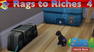 Let's Play The Sims 4 Rags to Riches Cats and Dogs EP5