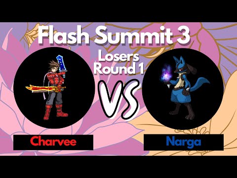 AFM Charvee (Lloyd) vs AFM Narga (Lucario) - SSF2 Losers Round 1 - Flash Summit 3