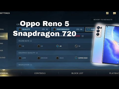 Oppo Reno 5 Wild Rift Gameplay With High Graphics