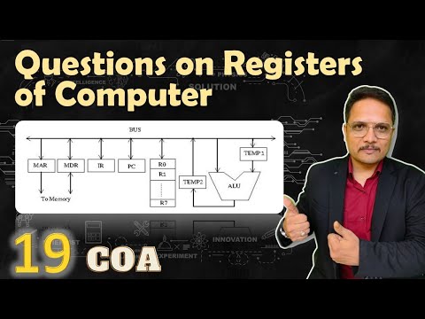 Questions on Registers of Computer