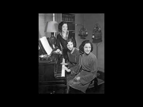 The Boswell Sisters - It's The Girl [1931].