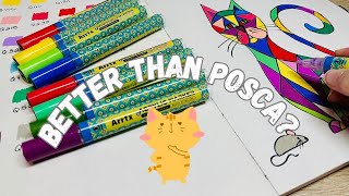 Testing the 36 Color Acrylic Paint Pens from Arrtx