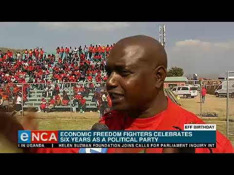 EFF is celebrating six years as a political party