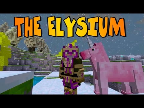 TheWillyrex -  "UNICORNS AND GODS!!"  |  The Elysium Dimension Mod |  Mod Review Minecraft