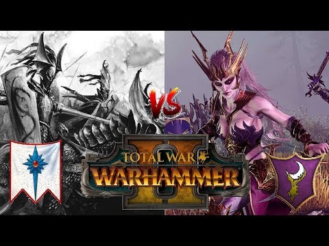 High Elves vs Dark Elves | THE PRINCES RIDE - Total War Warhammer 2