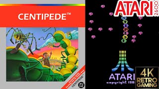 Centipede Atari 2600 4k Gameplay