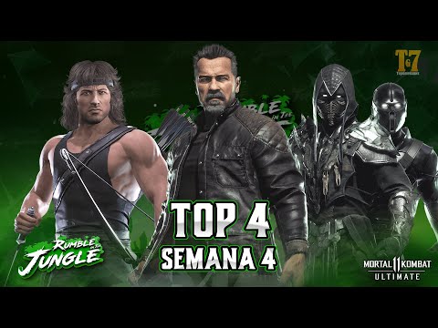 🏆TOP 4 -Rumble in The Jungle Norte Semana 4 - MK11 Ultimate Tournament Matchs